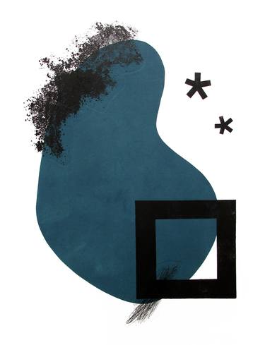 Original Abstract Geometric Printmaking by ŻAneta Rzepa