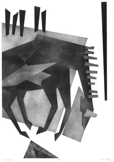 Original Geometric Printmaking by Żaneta Rzepa