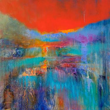 Original Abstract Landscape Paintings by Annette Schmucker