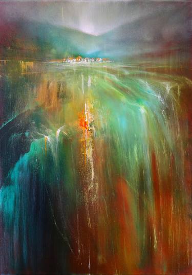 Original Fine Art Abstract Paintings by Annette Schmucker