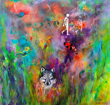 Original Expressionism Nature Paintings by Thelma Zambrano