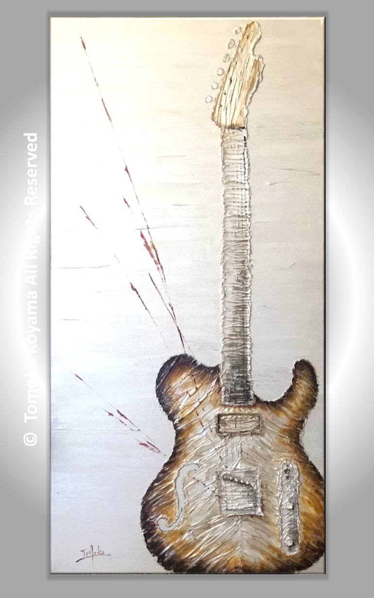 Original Expressionism Music Painting by Tomoko Koyama