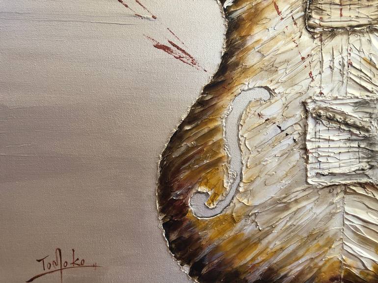 Original Expressionism Music Painting by Tomoko Koyama
