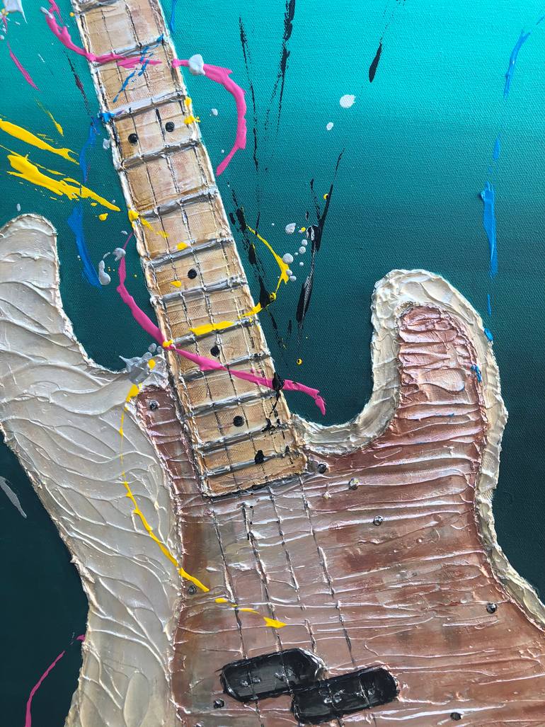 Original Modernism Music Painting by Tomoko Koyama
