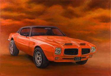 Saatchi Art Artist MK Anisko; Paintings, “Pontiac Firebird 1971” #art