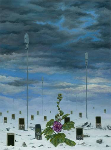 Original Contemporary Science/Technology Paintings by Mk Anisko