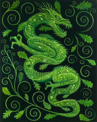 Original Contemporary Animal Painting by Mk Anisko
