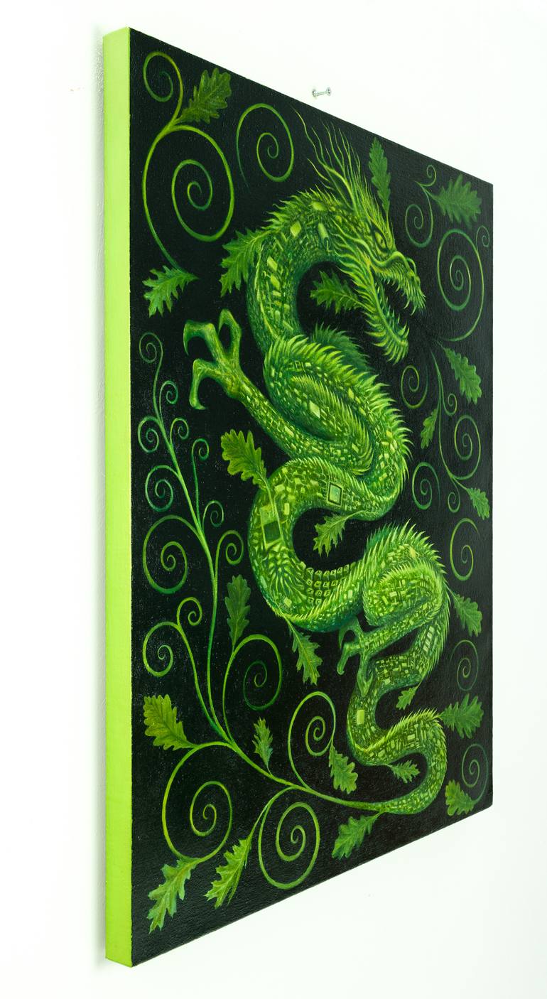 Original Contemporary Classical Mythology Painting by M K Anisko