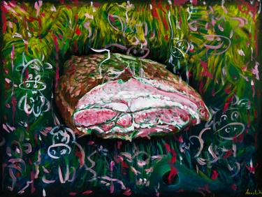 Original Expressionism Food & Drink Paintings by MK Anisko