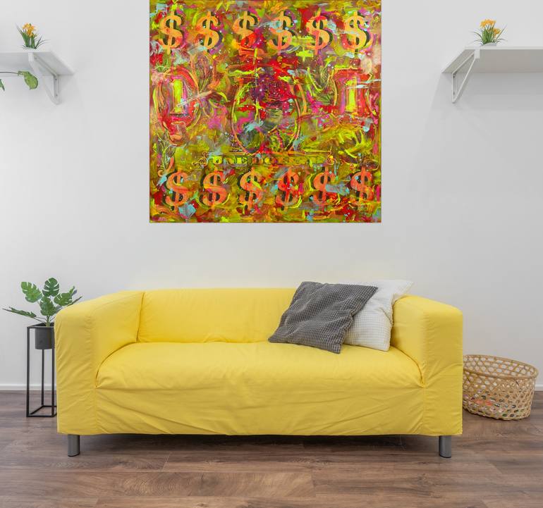 Original Abstract Culture Painting by MK Anisko