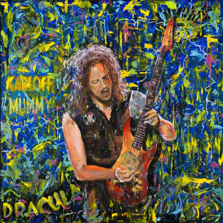 Original Pop Art Pop Culture/Celebrity Paintings by Mk Anisko