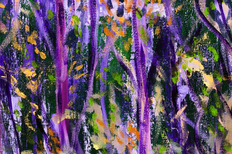 Original Abstract Landscape Painting by M K Anisko