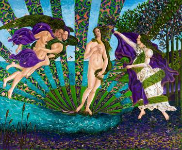 The Birth of Venus Painting by MK Anisko  Saatchi Art