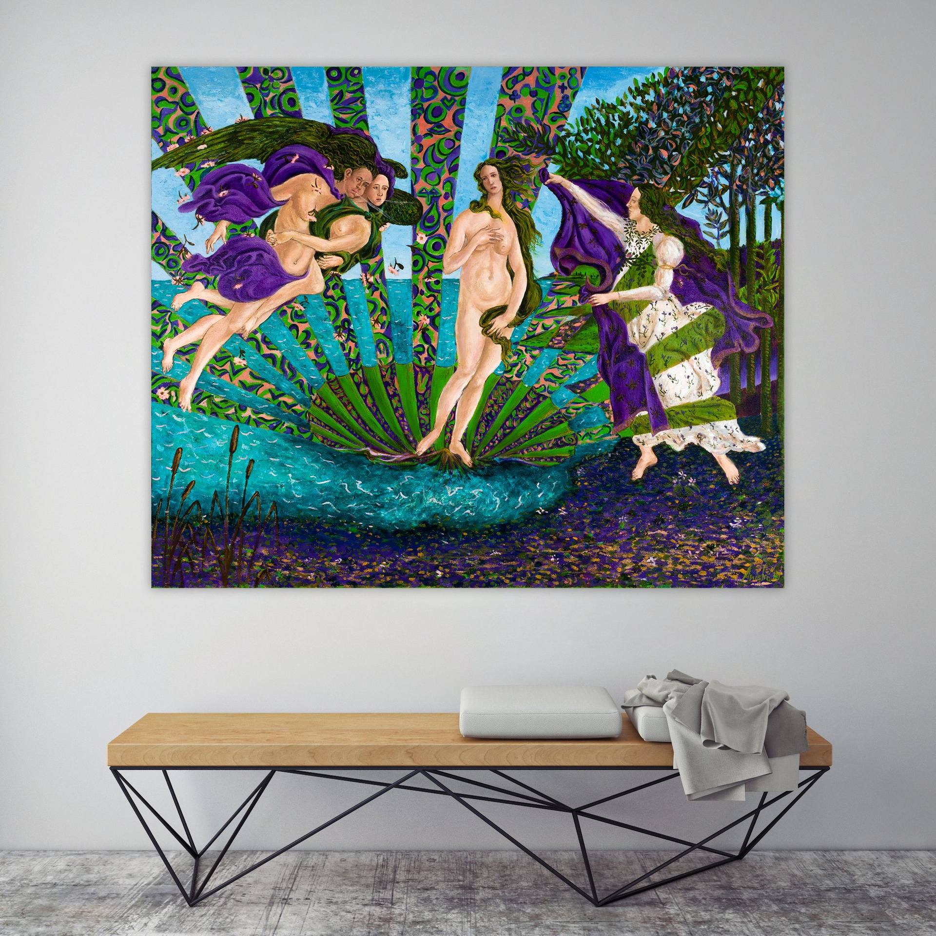The Birth of Venus Painting by MK Anisko | Saatchi Art