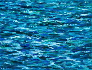 Original Expressionism Seascape Paintings by MK Anisko