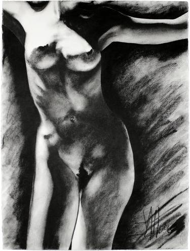 Original Modern Nude Drawings by Jay Worth Allen