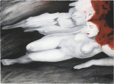 Original Fine Art Nude Drawings by Jay Worth Allen