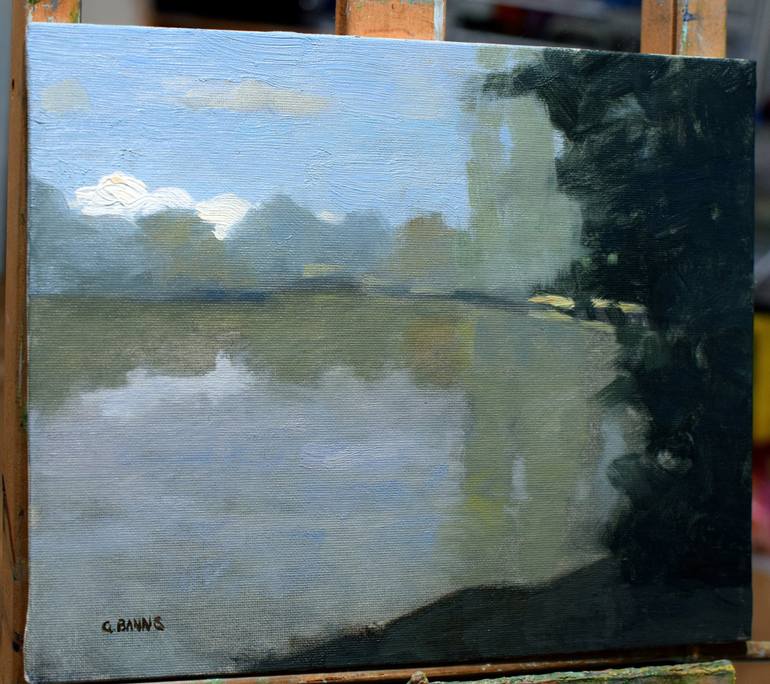 Original Impressionism Water Painting by Gav Banns