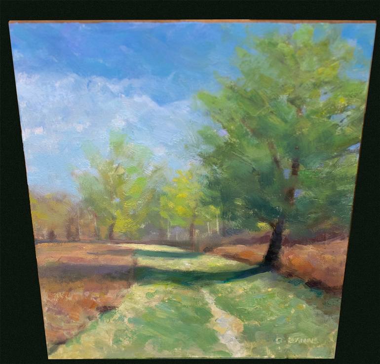 Original Impressionism Landscape Painting by Gav Banns