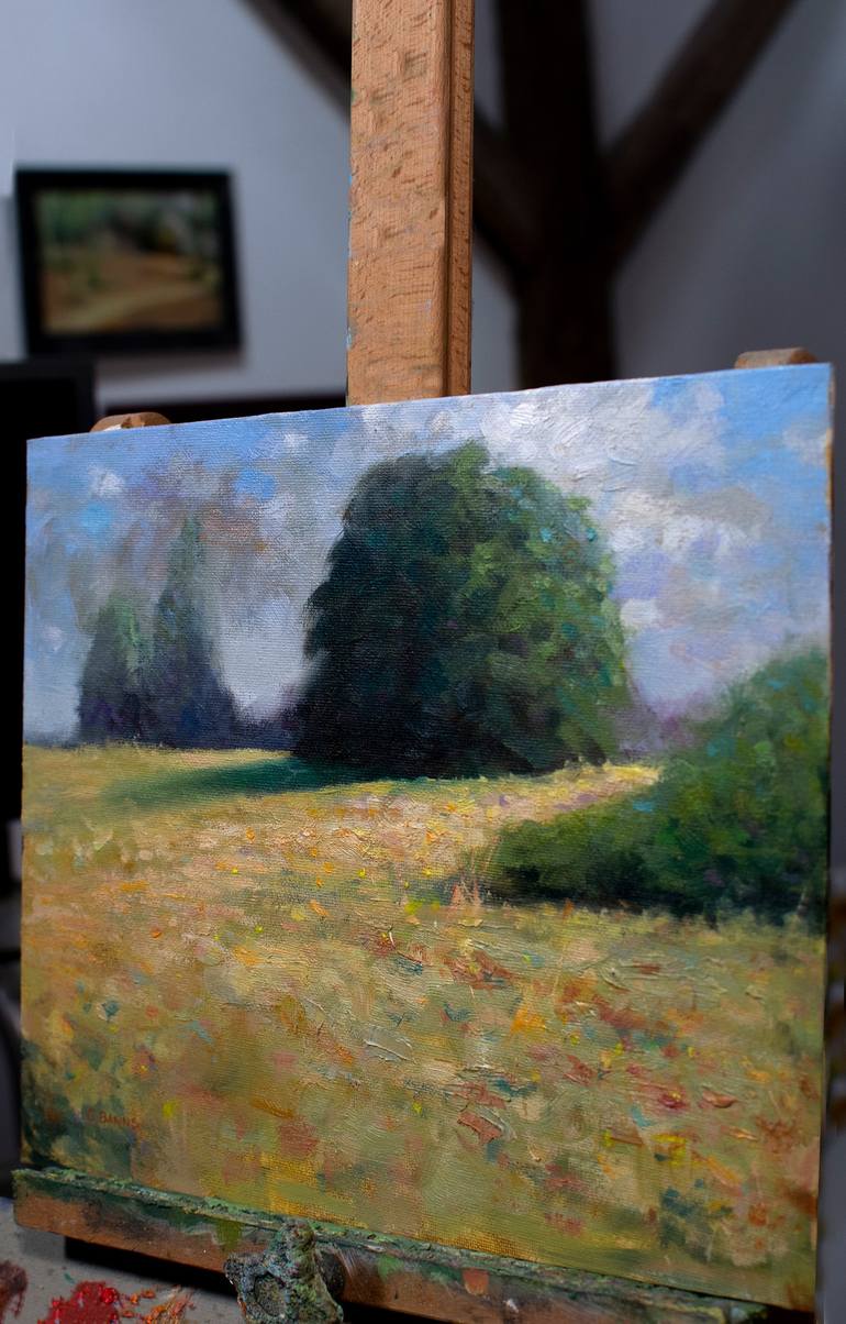 Original Impressionism Landscape Painting by Gav Banns