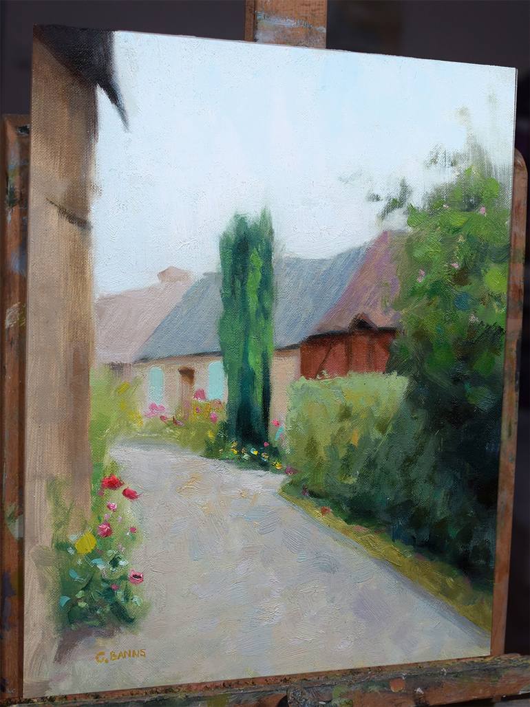 Original Impressionism Rural life Painting by Gav Banns