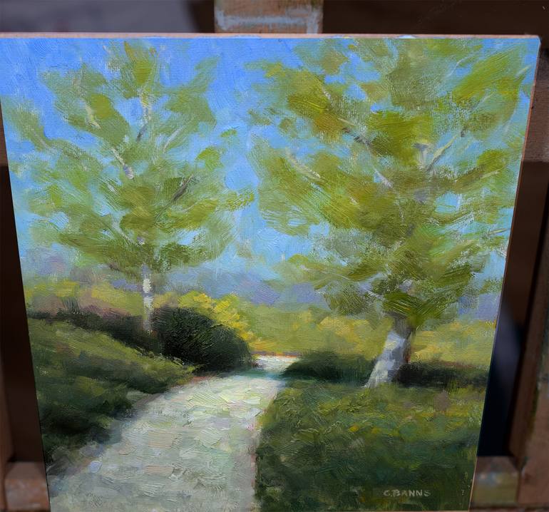 Original Impressionism Landscape Painting by Gavin Banns