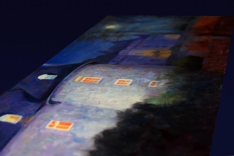 Original Impressionism Architecture Painting by Gavin Banns