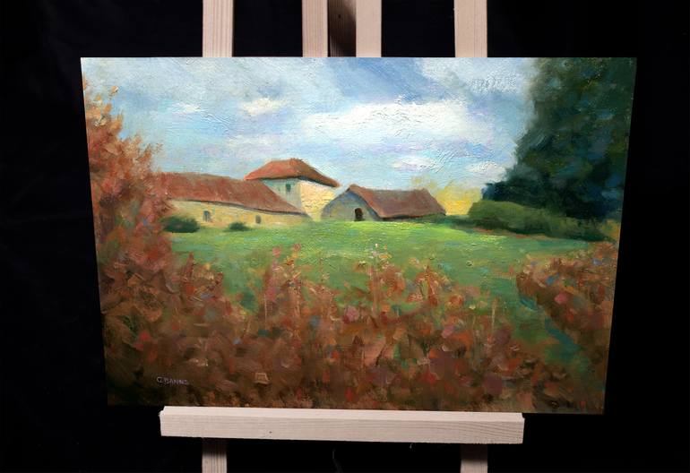 Original Impressionism Landscape Painting by Gav Banns