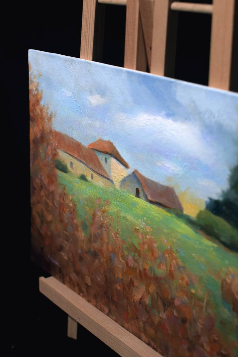 Original Impressionism Landscape Painting by Gav Banns