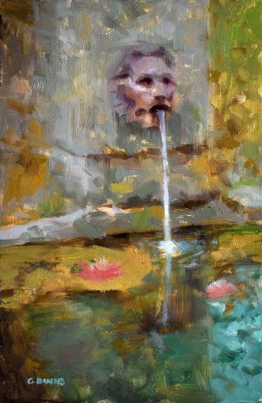 Original Abstract Expressionism Rural Life Painting by Gavin Banns
