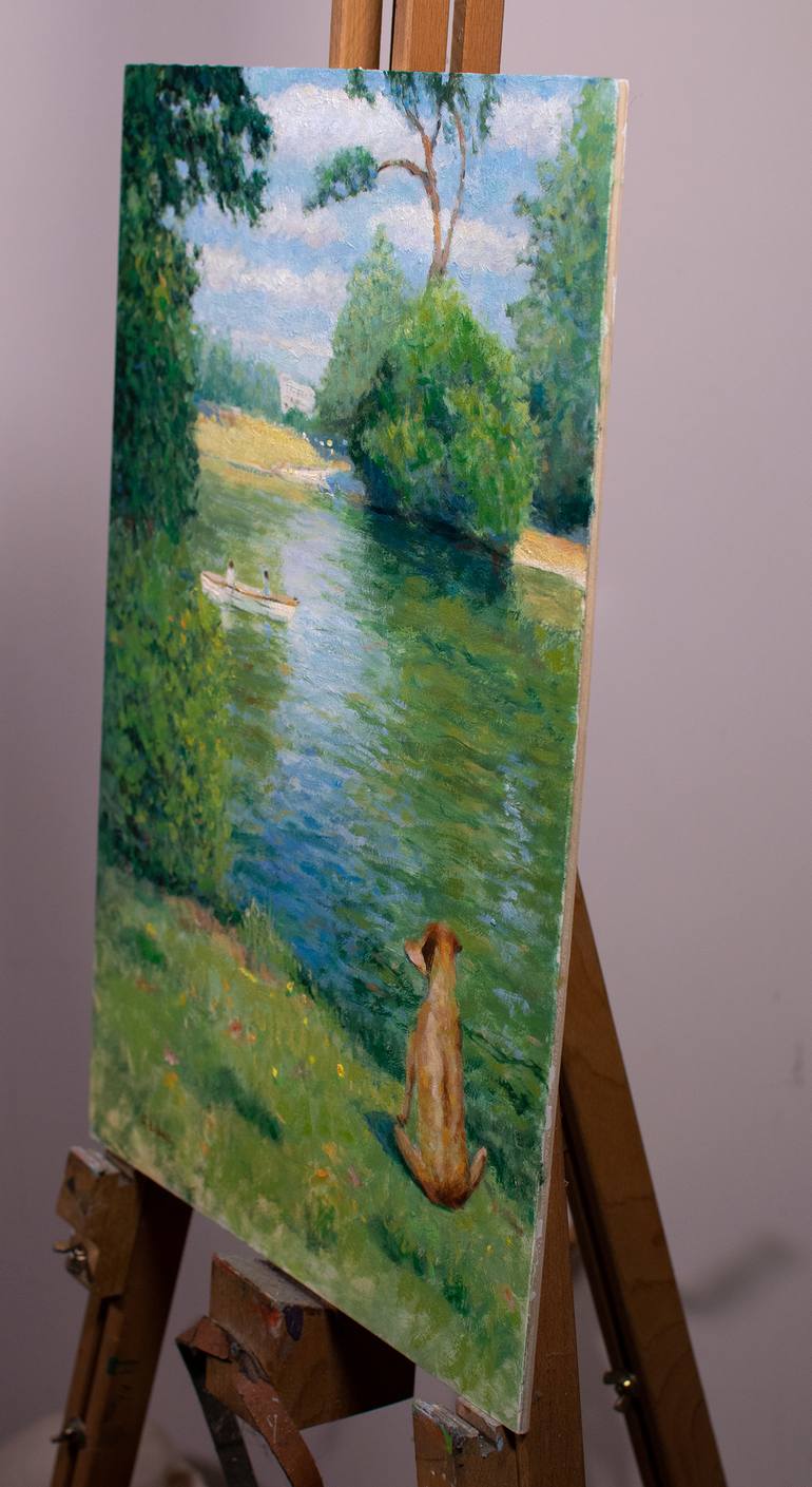 Original Impressionism Places Painting by Gav Banns