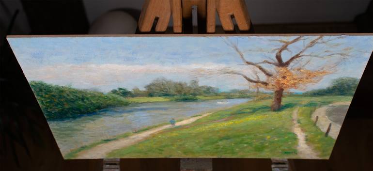 Original Impressionism Nature Painting by Gavin Banns