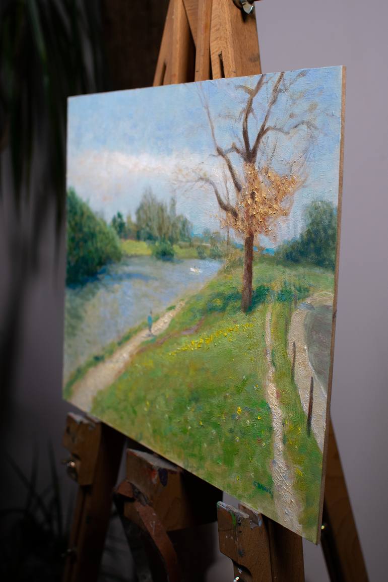 Original Impressionism Nature Painting by Gavin Banns