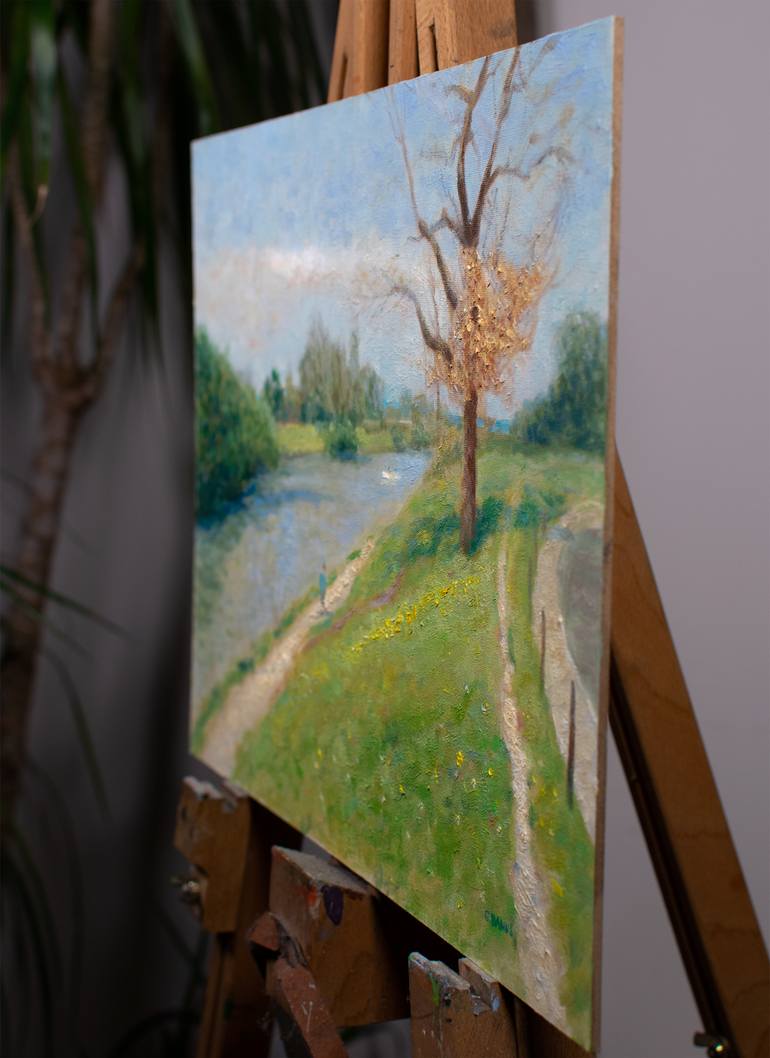 Original Impressionism Nature Painting by Gavin Banns