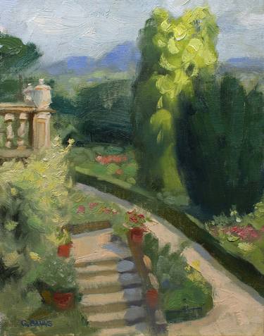 Original Realism Garden Paintings by Gav Banns