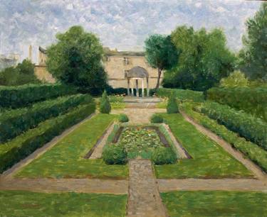 Original Impressionism Garden Paintings by Gav Banns