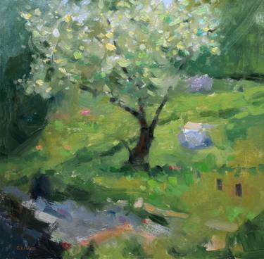 Original Impressionism Tree Paintings by Gav Banns