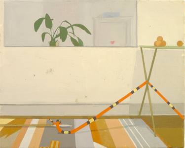 Orange, Plant, Reflection, Rug, Snake, Living Room, T.V. Tray thumb