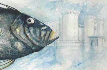 Original Fish Painting by antonio de rosa