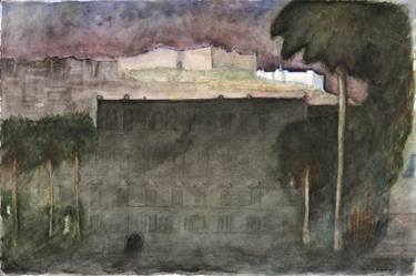 Original Figurative Landscape Paintings by antonio de rosa