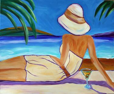 Original Fine Art Beach Paintings by Victoria Johns