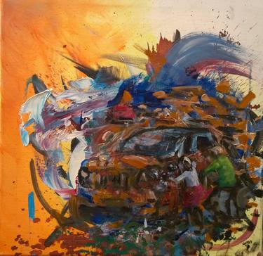 Print of Expressionism Car Paintings by Jan Zizka
