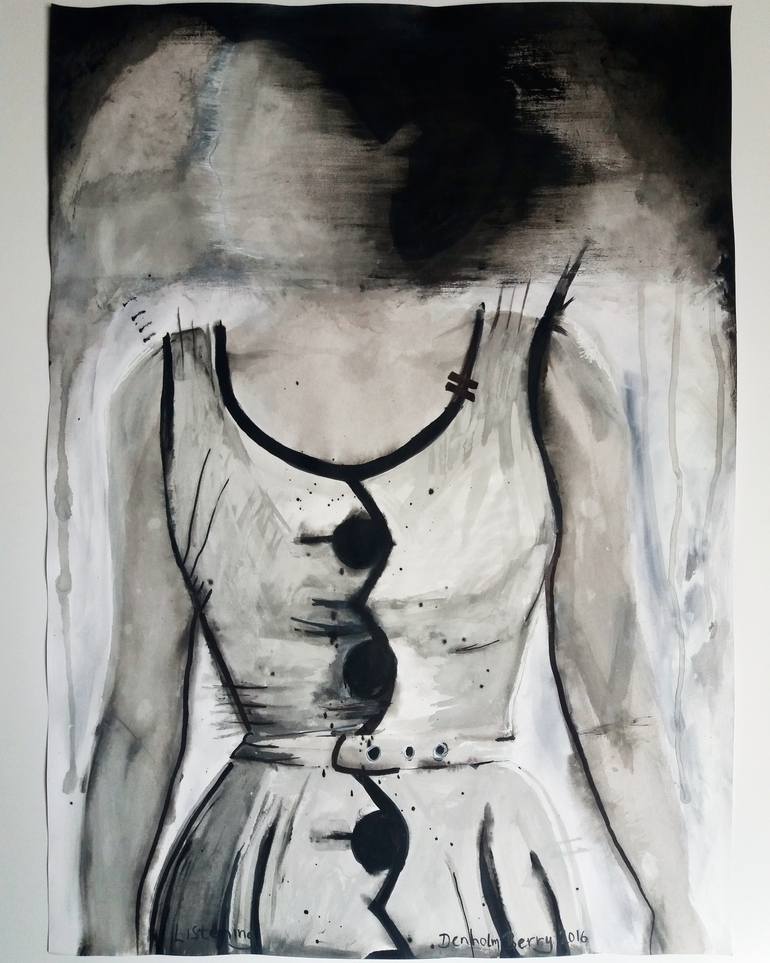 Original Portraiture People Painting by Denholm Berry