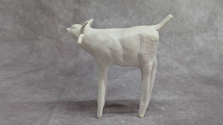 Original Black & White Animal Sculpture by Ayelet Zer Sheinboim