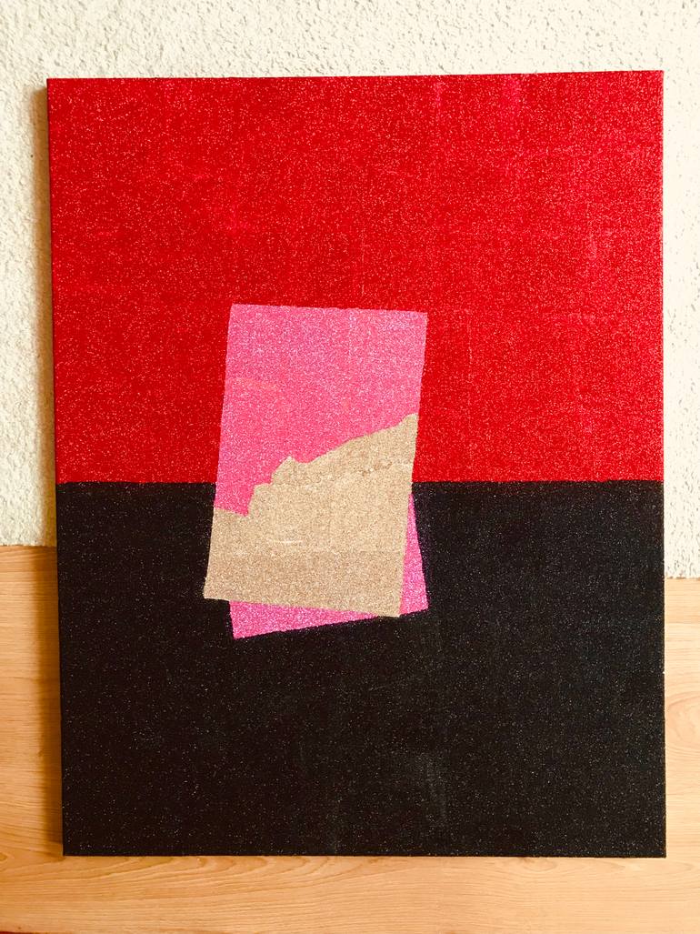 Original Abstract Expressionism Abstract Mixed Media by Patrik ŠÍma