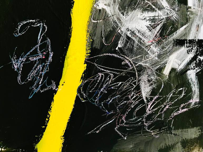 Original Abstract Expressionism Abstract Painting by Patrik ŠÍma
