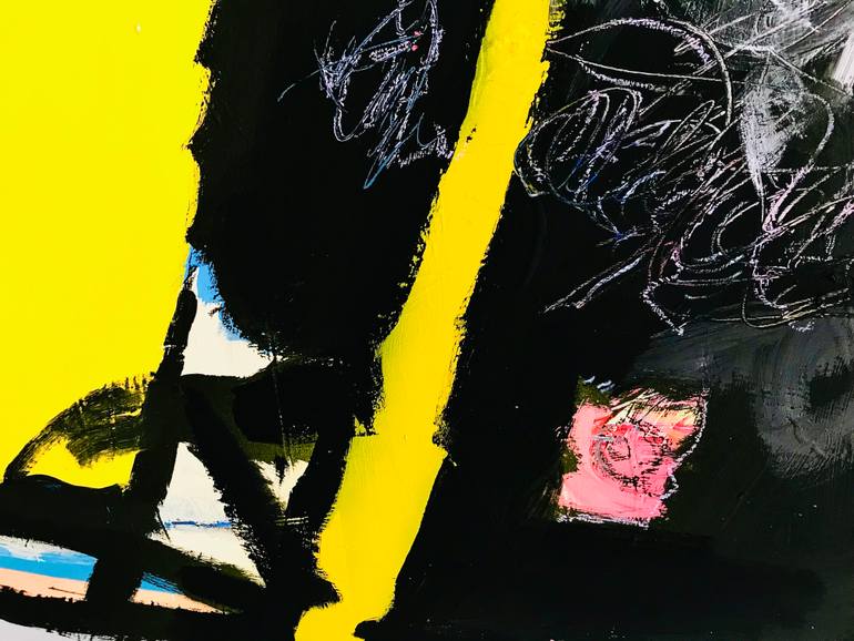 Original Abstract Expressionism Abstract Painting by Patrik ŠÍma