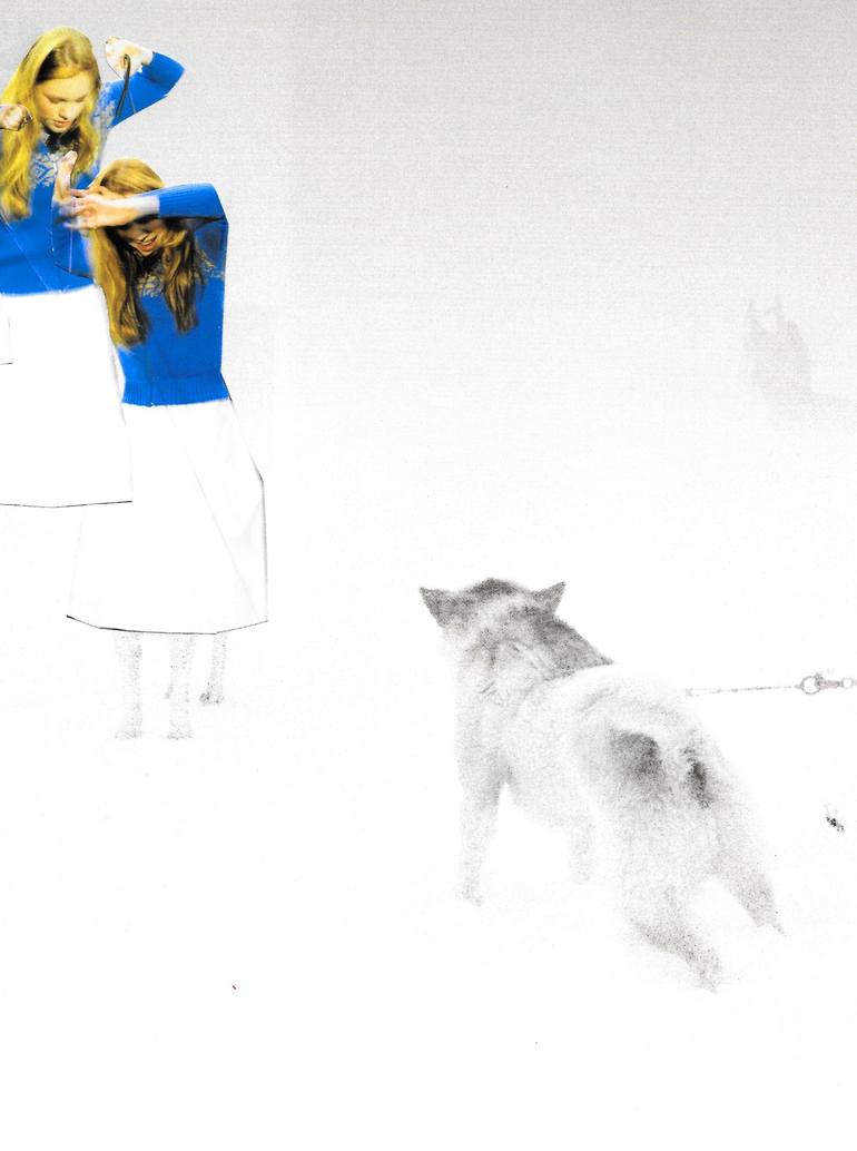 Original Abstract Expressionism Animal Collage by Patrik ŠÍma