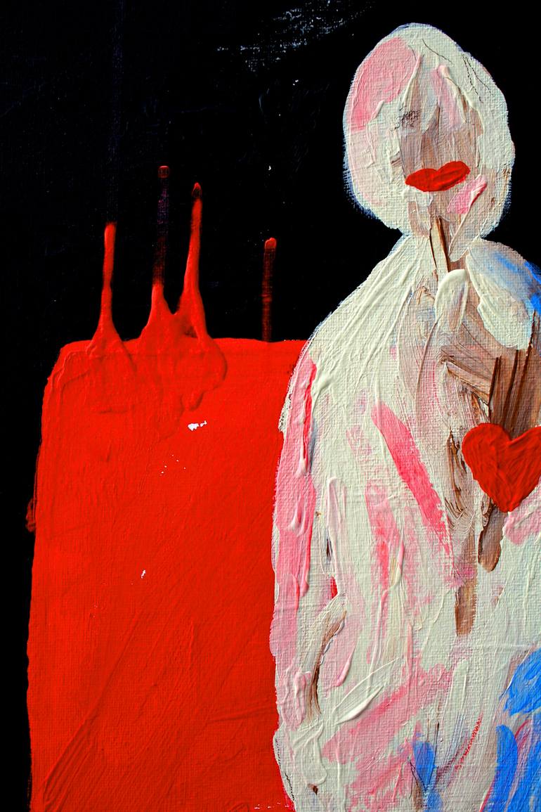 Original Abstract Expressionism Women Painting by Patrik ŠÍma