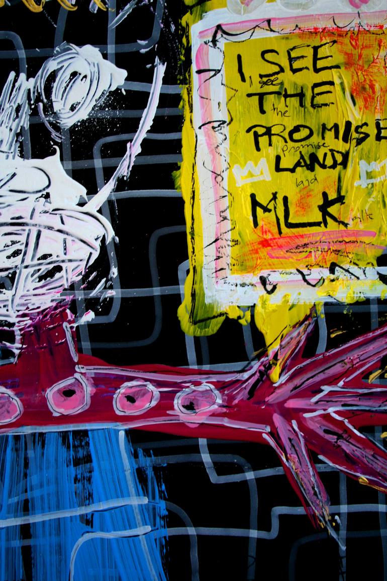 Original Abstract Expressionism Religion Painting by Patrik ŠÍma